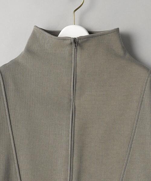 BEAUTY&YOUTH UNITED ARROWS(ビューティーアンドユースユナイテッドアローズ)の「BY ダブルフェイス スキッパー マキシ ワンピース -ウォッシャブル-(ワンピース・レディース・オフホワイト/グレー/ブラック・FREE)」の17枚目の写真