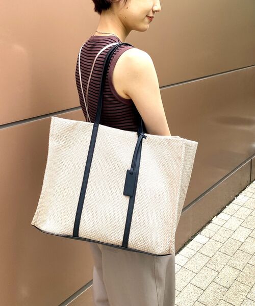 OPAQUE.CLIP(オペークドットクリップ)の「◆アソートビッグトートバッグ(トートバッグ・レディース・ブラック系2/ダークブラウン系3・00)」の9枚目の写真