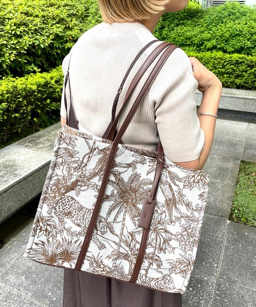 OPAQUE.CLIP(オペークドットクリップ)の「◆アソートビッグトートバッグ(トートバッグ・レディース・ブラック系2/ダークブラウン系3・00)」の12枚目の写真