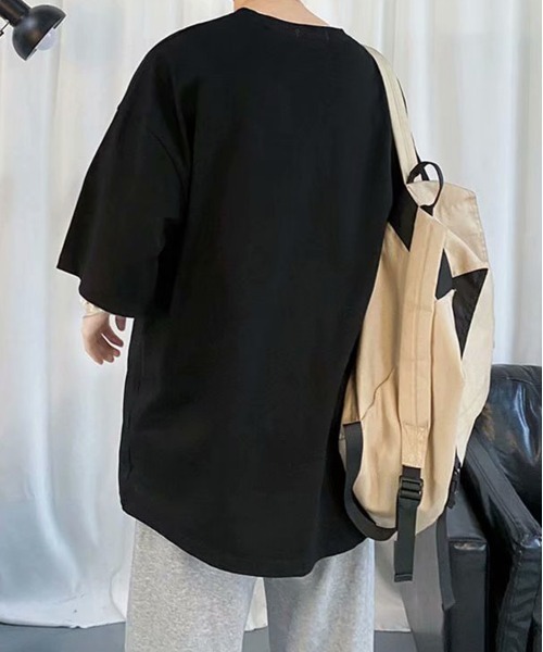 NEW GENTLEMAN（ニュージェントルマン）の「スマイル ビッグT（Tシャツ/カットソー・メンズ・ホワイト/ブラック/ネイビー/イエロー・M/L/XL）」の12枚目の写真