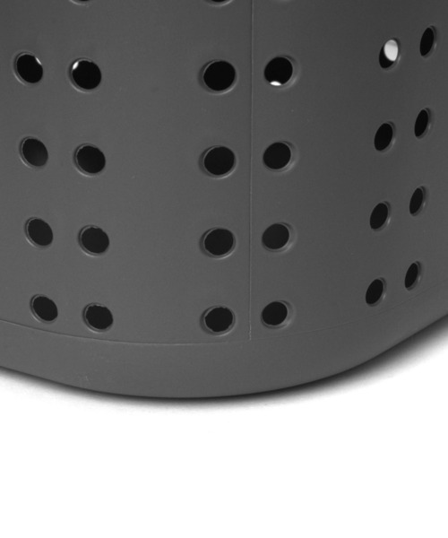 LAKOLE（ラコレ）の「ドットランドリーバスケット(M) / 272548（ランドリーグッズ・レディース・チャコール/アイボリー・FREE）」の8枚目の写真