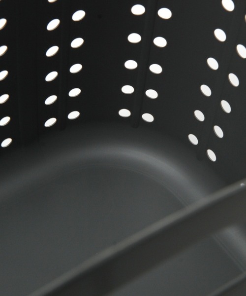 LAKOLE（ラコレ）の「ドットランドリーバスケット(M) / 272548（ランドリーグッズ・レディース・チャコール/アイボリー・FREE）」の10枚目の写真