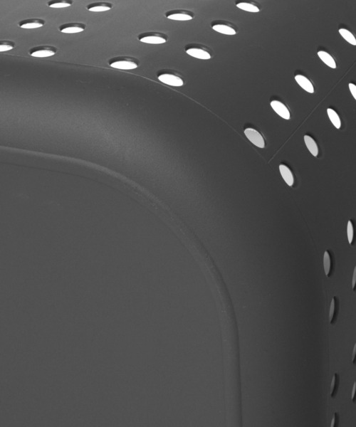 LAKOLE（ラコレ）の「ドットランドリーバスケット(M) / 272548（ランドリーグッズ・レディース・チャコール/アイボリー・FREE）」の11枚目の写真