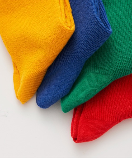 Libra Cue（リブラ キュー）の「コットンカラーソックス（ソックス/靴下・レディース・レッド/グリーン/ブルー/イエロー・FREE）」の20枚目の写真