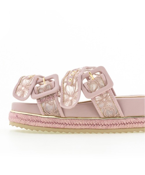 RANDA（ランダ）の「ストレスフリー/シアーフラワー刺繍スポーツ