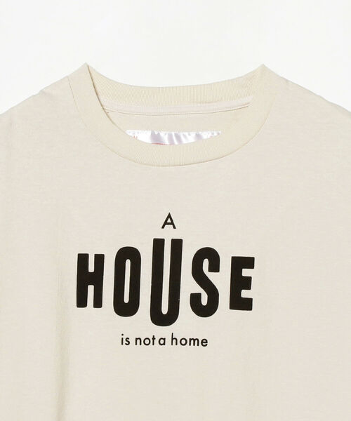 NECESSARY or UNNECESSARY（ネセサリーオアアンネセサリー）の「NECESSARY or UNNECESSARY / N.O.UN ナウン HOUSE Tシャツ（Tシャツ/カットソー・メンズ・ホワイト系その他7・MEDIUM/LARGE）」の3枚目の写真