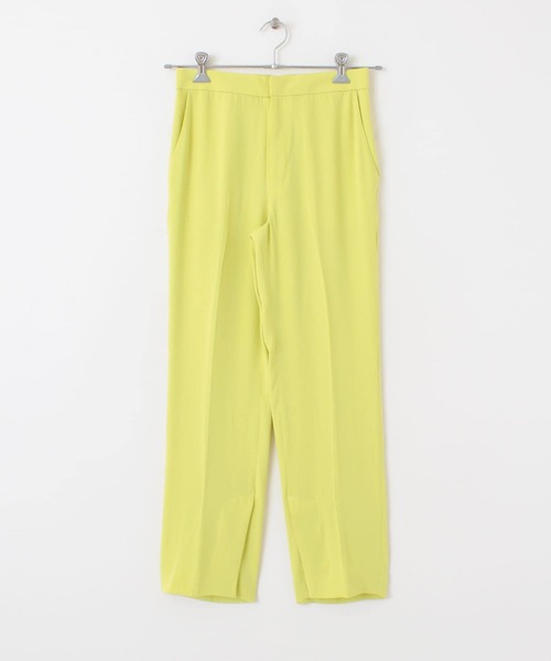 URBAN RESEARCH（アーバンリサーチ）の「サテンストレートパンツ（その他パンツ・レディース・ブラウン系その他/グリーン系その他/ブラック・38/34/36）」の3枚目の写真