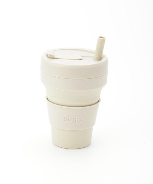 emmi(エミ)の「【stojo×emmi】BIGGIE470ml(グラス/マグカップ/タンブラー・レディース・オートミール・FREE)」の2枚目の写真