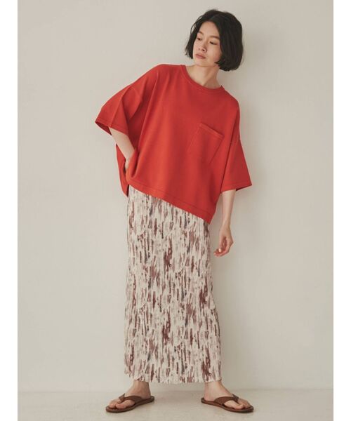 COTORICA(コトリカ)の「ワイドシルエットウォッシャブルニット(ニット/セーター・レディース・ブラック/オレンジ/ブルー/ベージュ・FREE)」の17枚目の写真