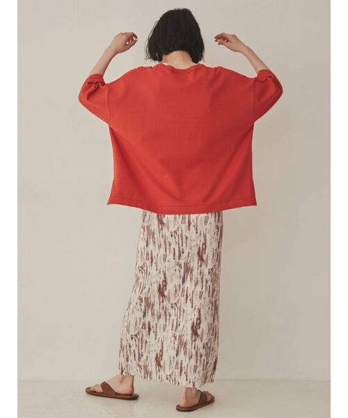 COTORICA(コトリカ)の「ワイドシルエットウォッシャブルニット(ニット/セーター・レディース・ブラック/オレンジ/ブルー/ベージュ・FREE)」の11枚目の写真