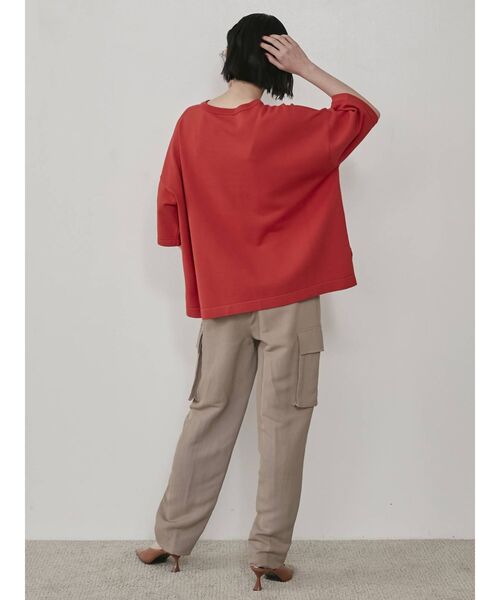 COTORICA(コトリカ)の「ワイドシルエットウォッシャブルニット(ニット/セーター・レディース・ブラック/オレンジ/ブルー/ベージュ・FREE)」の20枚目の写真