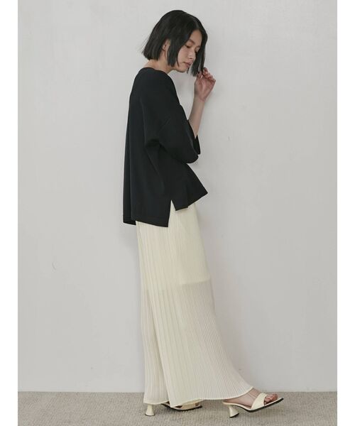 COTORICA(コトリカ)の「ワイドシルエットウォッシャブルニット(ニット/セーター・レディース・ブラック/オレンジ/ブルー/ベージュ・FREE)」の21枚目の写真