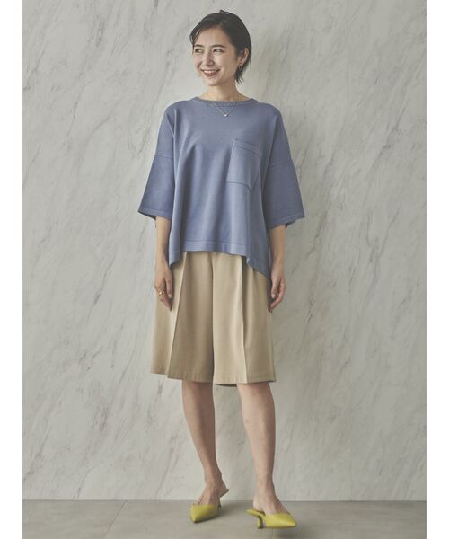 COTORICA(コトリカ)の「ワイドシルエットウォッシャブルニット(ニット/セーター・レディース・ブラック/オレンジ/ブルー/ベージュ・FREE)」の19枚目の写真