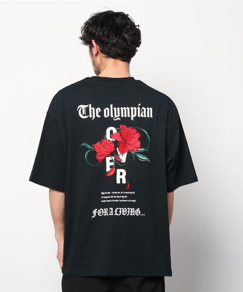 【韓国製】 レジェンダ アーチローズ刺繍Tシャツ 薔薇 ブラック フリーサイズ 楽天市場】Tシャツ メンズ 【バラ刺繍バックプリントTシャツ】韓国
