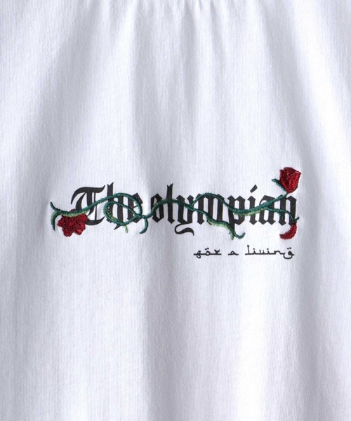 SITRY(シトリー)の「oversize rose embroidery T-shirt/オーバーサイズ 薔薇刺繍 Tシャツ(Tシャツ/カットソー・メンズ・ホワイト/ブラック/ベージュ・M/L)」の15枚目の写真