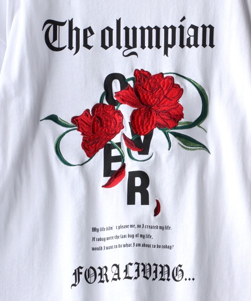 SITRY(シトリー)の「oversize rose embroidery T-shirt/オーバーサイズ 薔薇刺繍 Tシャツ(Tシャツ/カットソー・メンズ・ホワイト/ブラック/ベージュ・M/L)」の18枚目の写真