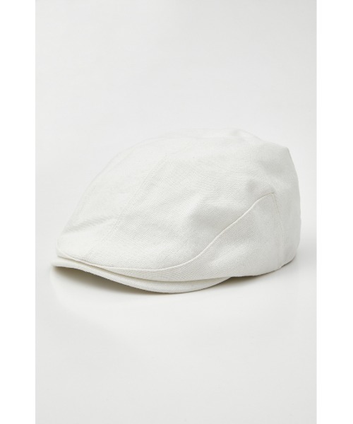 LAGUA GEM(ラグアジェム)の「LINEN LIKE HUNTING CAP(キャップ・レディース・ブラック/オフホワイト・FREE)」の1枚目の写真