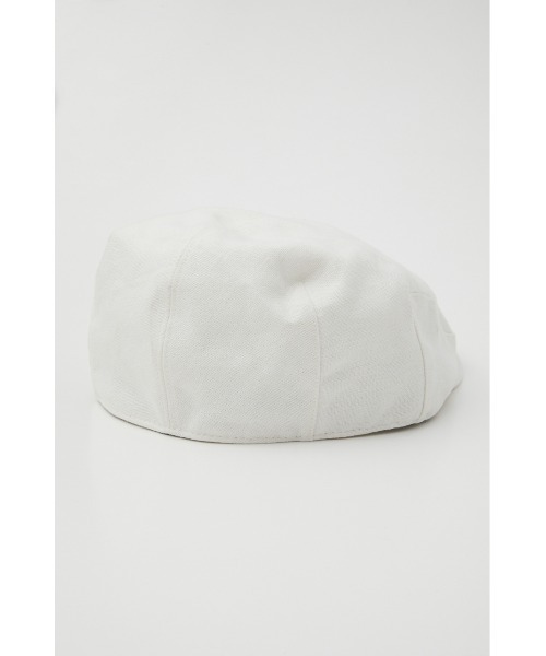 LAGUA GEM(ラグアジェム)の「LINEN LIKE HUNTING CAP(キャップ・レディース・ブラック/オフホワイト・FREE)」の4枚目の写真