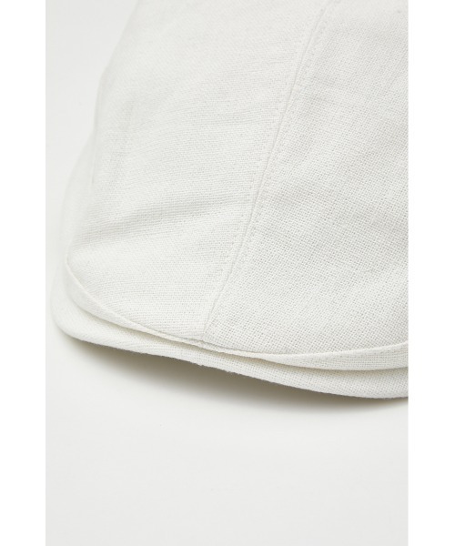 LAGUA GEM(ラグアジェム)の「LINEN LIKE HUNTING CAP(キャップ・レディース・ブラック/オフホワイト・FREE)」の7枚目の写真