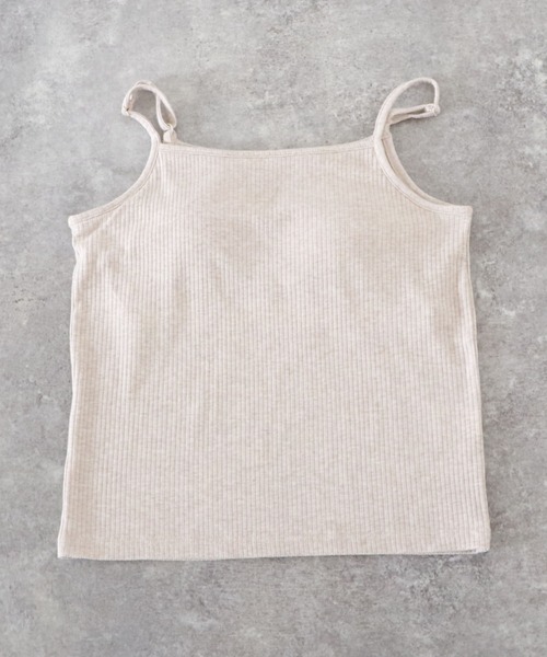 archives(アルシーヴ)の「カップ付カラーミックスキャミソール(キャミソール・レディース・グレー/イエロー/オレンジ/アイボリー・MEDIUM)」の3枚目の写真