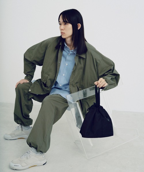 NOTIVE/CANTERA（ノーティブカンテラ）の「[NOTIVE/CANTERA] Drawstring pouch LUSAKA（ハンドバッグ・メンズ・ブラック・ONE SIZE）」の8枚目の写真