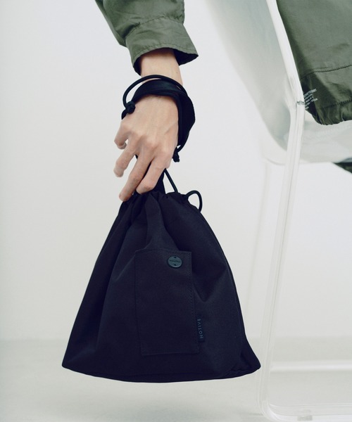 NOTIVE/CANTERA（ノーティブカンテラ）の「[NOTIVE/CANTERA] Drawstring pouch LUSAKA（ハンドバッグ・メンズ・ブラック・ONE SIZE）」の10枚目の写真