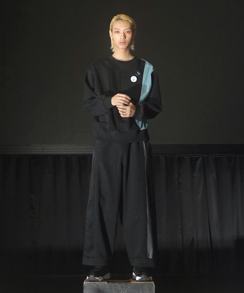 STORAMA(ストラマ)の「Colorbar pullover(スウェット・メンズ・ブラック/グレー・S/M)」の15枚目の写真