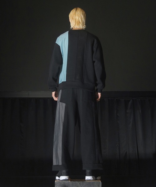 STORAMA(ストラマ)の「Colorbar pullover(スウェット・メンズ・ブラック/グレー・S/M)」の8枚目の写真