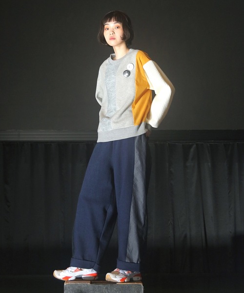 STORAMA(ストラマ)の「Colorbar pullover(スウェット・メンズ・ブラック/グレー・S/M)」の21枚目の写真