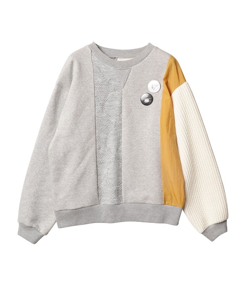 STORAMA(ストラマ)の「Colorbar pullover(スウェット・メンズ・ブラック/グレー・S/M)」の3枚目の写真