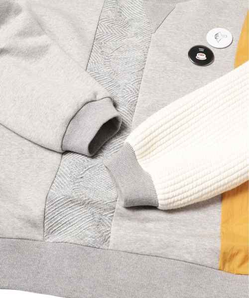 STORAMA(ストラマ)の「Colorbar pullover(スウェット・メンズ・ブラック/グレー・S/M)」の9枚目の写真