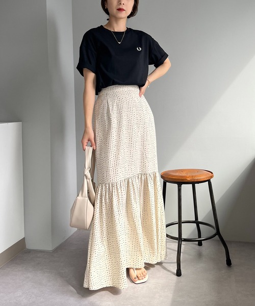 FRED PERRY（フレッドペリー）の「【FRED PERRY/フレッドペリー】高密度WOMENS Tシャツ（Tシャツ/カットソー・レディース・ホワイト/ブラック/イエロー/ピンク・FREE）」の15枚目の写真