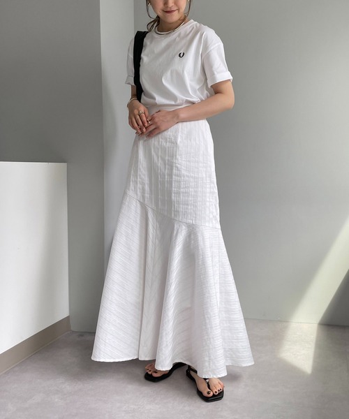 FRED PERRY（フレッドペリー）の「【FRED PERRY/フレッドペリー】高密度WOMENS Tシャツ（Tシャツ/カットソー・レディース・ホワイト/ブラック/イエロー/ピンク・FREE）」の7枚目の写真