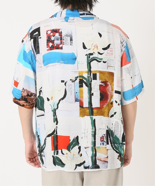 【新品】Aloha Rug × holhy シャツ ユニセックス L アロハ セール】【Aloha Rug/アロハラグ】LEE IZUMIDA×SHOHEI YOSHIDA
