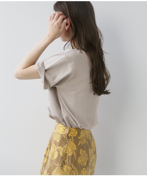 Champion(チャンピオン)の「別注【CHAMPION】*RELUME 20s/1 USA Cotton Jersey:ロゴTシャツ(Tシャツ/カットソー・レディース・ホワイト/ネイビー/ピンク/ベージュ系その他/グリーン系その他・LARGE)」の15枚目の写真