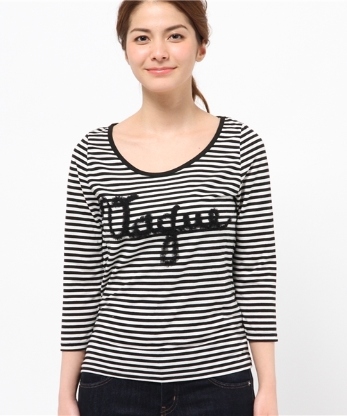 OUTLET（アウトレット）の「【Discoat Petit】チュールロゴT7S（Tシャツ/カットソー・レディース・その他1・FREE）」の2枚目の写真