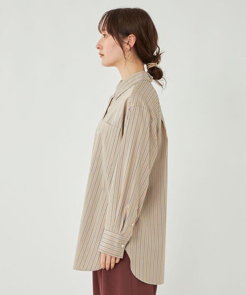 green label relaxing(グリーンレーベルリラクシング)の「< 1_OF MINE > ロング シャツ(シャツ/ブラウス・レディース・ホワイト/ライトブルー/その他1・FREE)」の9枚目の写真