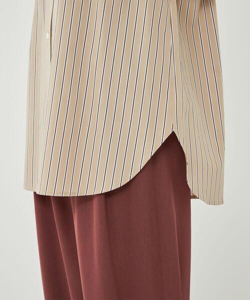green label relaxing(グリーンレーベルリラクシング)の「< 1_OF MINE > ロング シャツ(シャツ/ブラウス・レディース・ホワイト/ライトブルー/その他1・FREE)」の5枚目の写真