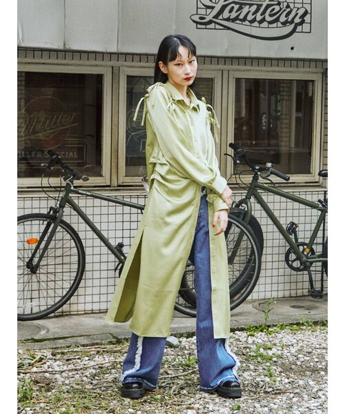 jouetie（ジュエティ）の「ショルダーリボンワンピース（ワンピース・レディース・ブラック/パープル/グリーン・MEDIUM）」の14枚目の写真