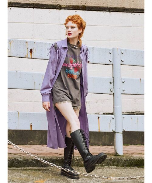 jouetie（ジュエティ）の「ショルダーリボンワンピース（ワンピース・レディース・ブラック/パープル/グリーン・MEDIUM）」の22枚目の写真