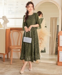 DRESS PLUS｜ドレスプラス（レディース）のドレス（グリーン・カーキ