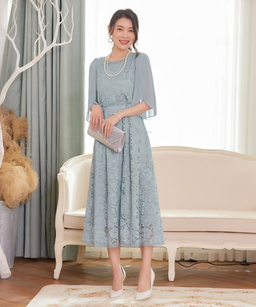 パーティードレス ニットウィーブプリッセ ドレス（JF009484） | JOSEPH