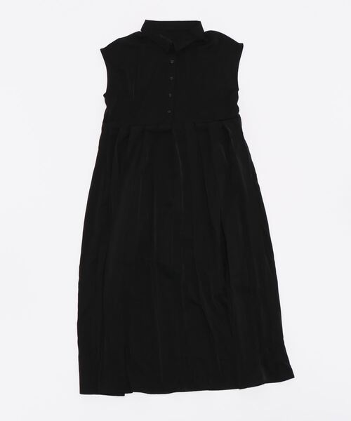 KOBE LETTUCE（コウベレタス）の「プリーツ切り替えワンピース（ワンピース・レディース・ブラック/ミント/オレンジ系・FREE）」の10枚目の写真