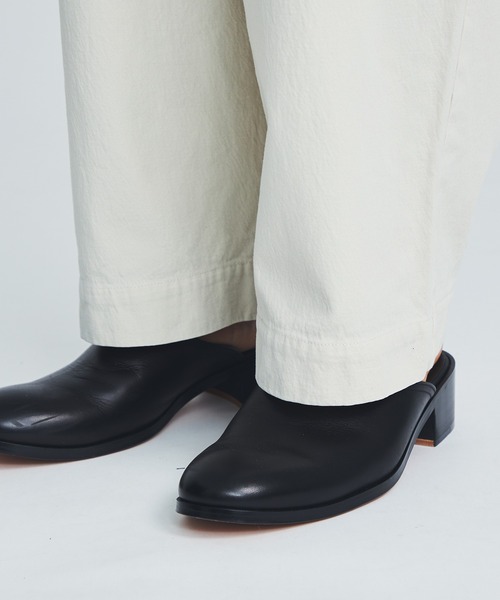 marka（マーカ）の「BELTED PANTS（チノパンツ・メンズ・ホワイト/グリーン・1/2）」の16枚目の写真