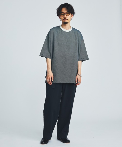 marka（マーカ）の「BELTED PANTS（チノパンツ・メンズ・ホワイト/グリーン・1/2）」の14枚目の写真