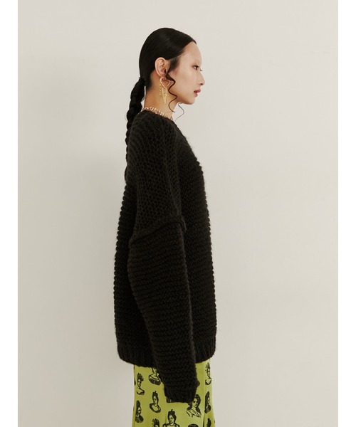 PAMEO POSE(パメオポーズ)の「Fancy Sweater(ニット/セーター・レディース・ブラック/オレンジ/ブルー・FREE)」の9枚目の写真