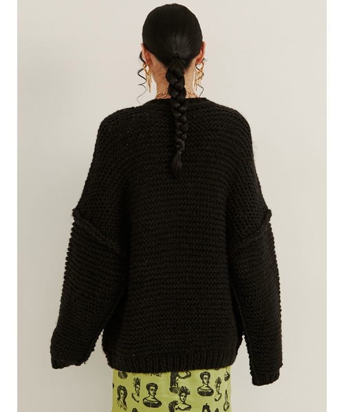 PAMEO POSE(パメオポーズ)の「Fancy Sweater(ニット/セーター・レディース・ブラック/オレンジ/ブルー・FREE)」の16枚目の写真