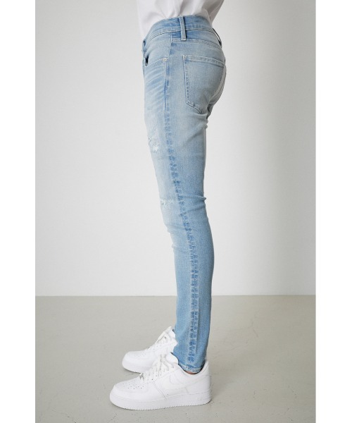 AZUL by moussy(アズールバイマウジー)の「VINTAGE REPAIR SKINNY/ビンテージリペアスキニー(デニムパンツ・メンズ・ブルー/ライトブルー/ブラック・LARGE/MEDIUM/X-LARGE/SMALL/X-SMALL)」の22枚目の写真