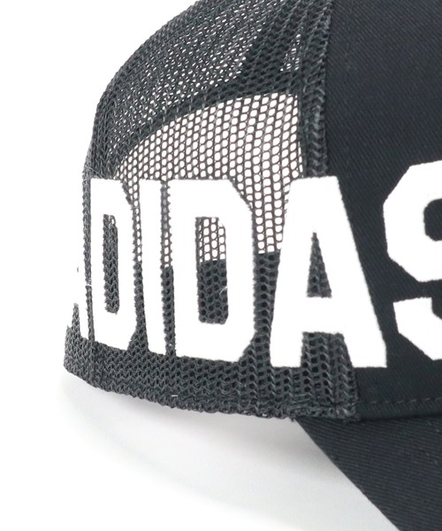 adidas（アディダス）の「アディダス キッズ メッシュキャップ サイドロゴ（キャップ・キッズ・ブラック×ブラック/ホワイト/ブラック×ホワイト・FREE）」の13枚目の写真