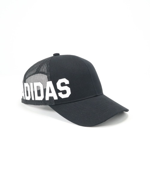 adidas（アディダス）の「アディダス キッズ メッシュキャップ サイドロゴ（キャップ・キッズ・ブラック×ブラック/ホワイト/ブラック×ホワイト・FREE）」の9枚目の写真